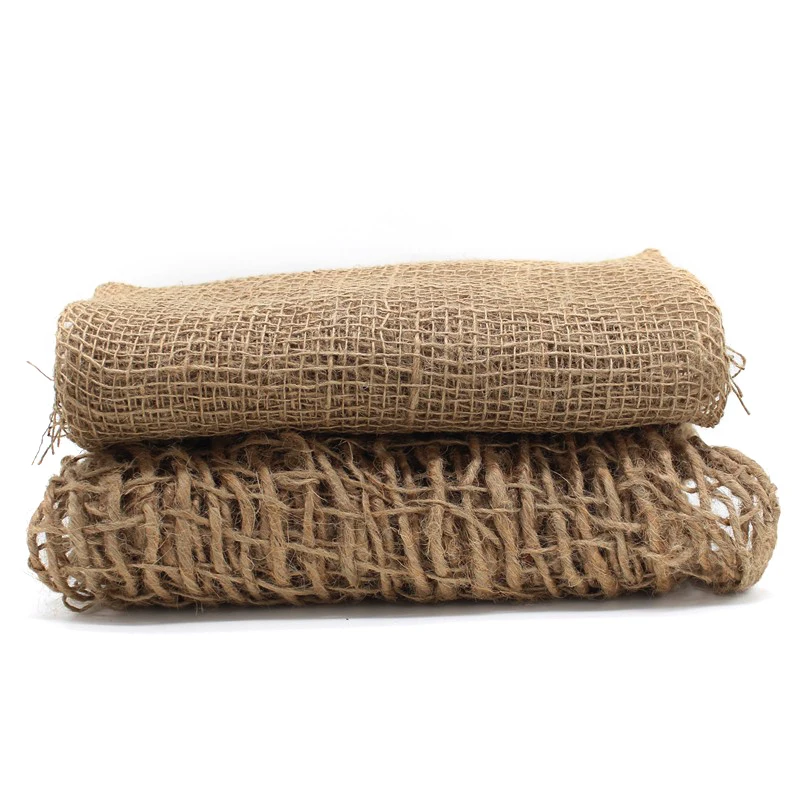 Rough Sisal Rope Woven Background Cloth Vintage Chinese Style Jute Fabric Still Life Photography Photo Decorative Props