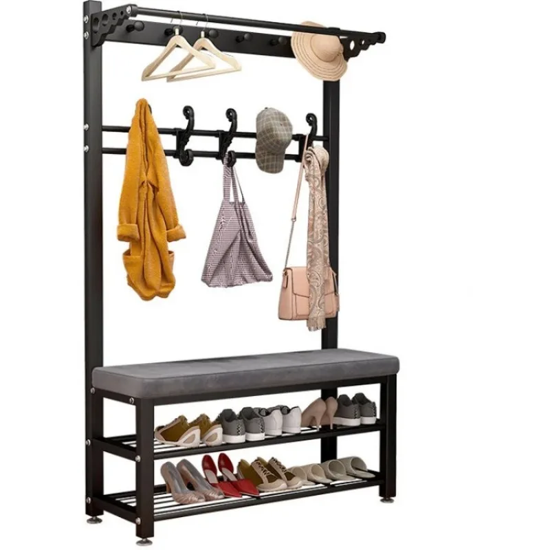 Metal Clothes Coat Racks Living Room Organizer Shelves Corner Hanging Clothes Display Recibidor Mueble Entrada Furniture