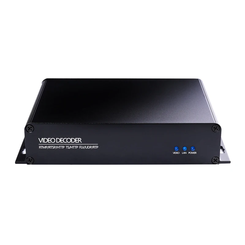 YDS4000DS H.265 SDI IP Decoder UHD 4K Resolution SDI/VGA Output RTMP/RTSP/RTP/UDP/HTTP/SRT Protocols for Live Streaming (Latency