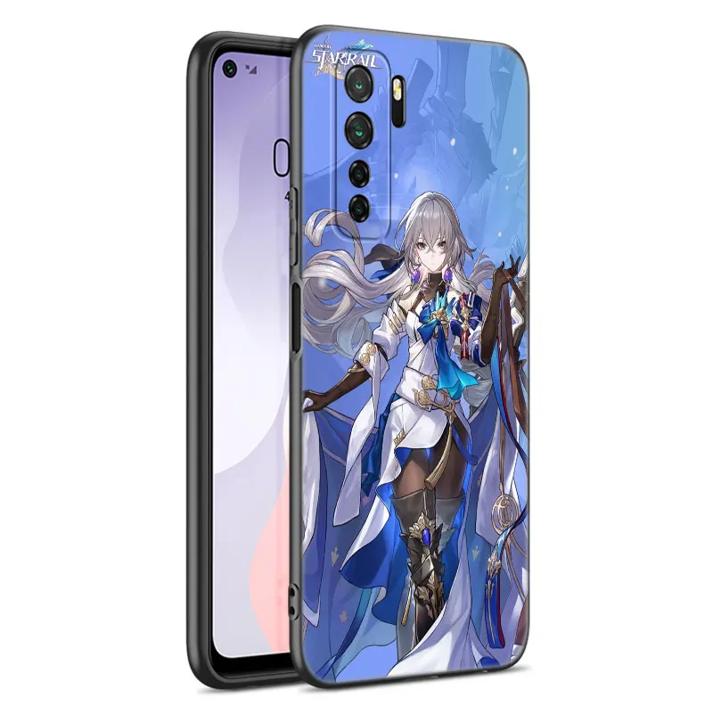 Honkai Star Rail Black Silicone Phone Case For Huawei Nova 11 12 Ultra 9 10 SE Pro 11E 11i 12i Y70 Plus Y60 Y61 Y71 Y72 Y90 Y91