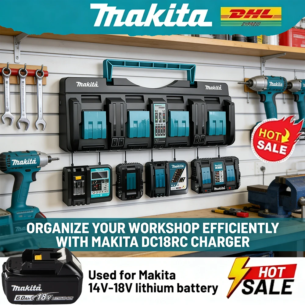 

From 2.0Ah to 6.0Ah, One Charger Does It All – Makita DC18RC Handles Every LXT Battery with Precision