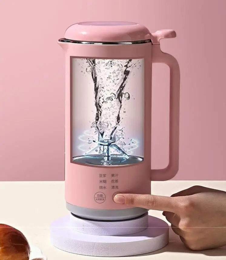 Mini Soymilk บ้าน110V 220V ขนาดเล็กอัตโนมัติ Multifunction Juicer เครื่องปั่น350ML กรอง-ถั่วเหลืองฟรี-Bean เครื่องคั้นน้ำผลไม้