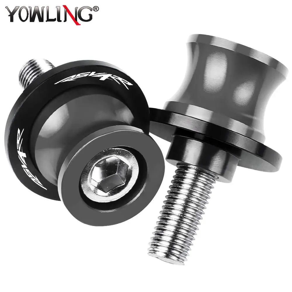 

6MM Motorcycle Accessories Aluminum Swingarm Spool Slider Stand Screw For APRILIA RSV4RR 1999-2002 2003 2004 2005 2006 2007 2008