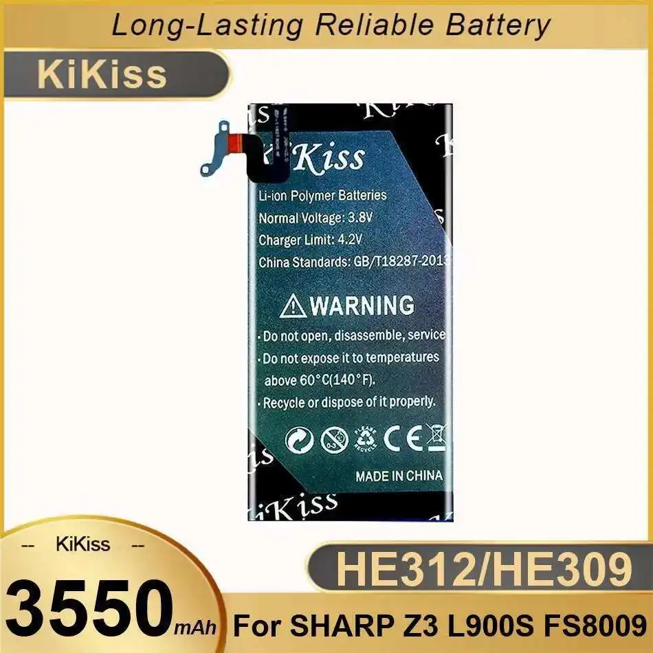 

Long Lasting For Sharp Z3 L900S FS8009 3550Mah HE312 HE309 Mobile Phone Battery