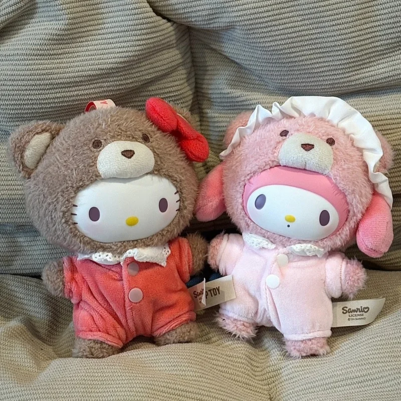 

Genuine Sanrio Vinyl Plush Latte Baby Series Blind Box Trendy Play Gift Plush Young Master Pendant Kawaii Girl Festival Gifts