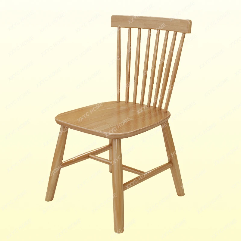 

Solid Wood Dining Chair Stool Office Chair Home Armchair Modern Minimalist Nordic Make-up Chair Desk Chair