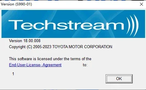 NEW TIS Techstream 18.00.008 software Link and Active Code Work for MINIVCI/Openport 2.0/Otc scanner/V160 Pro J2534 for TOYOTA