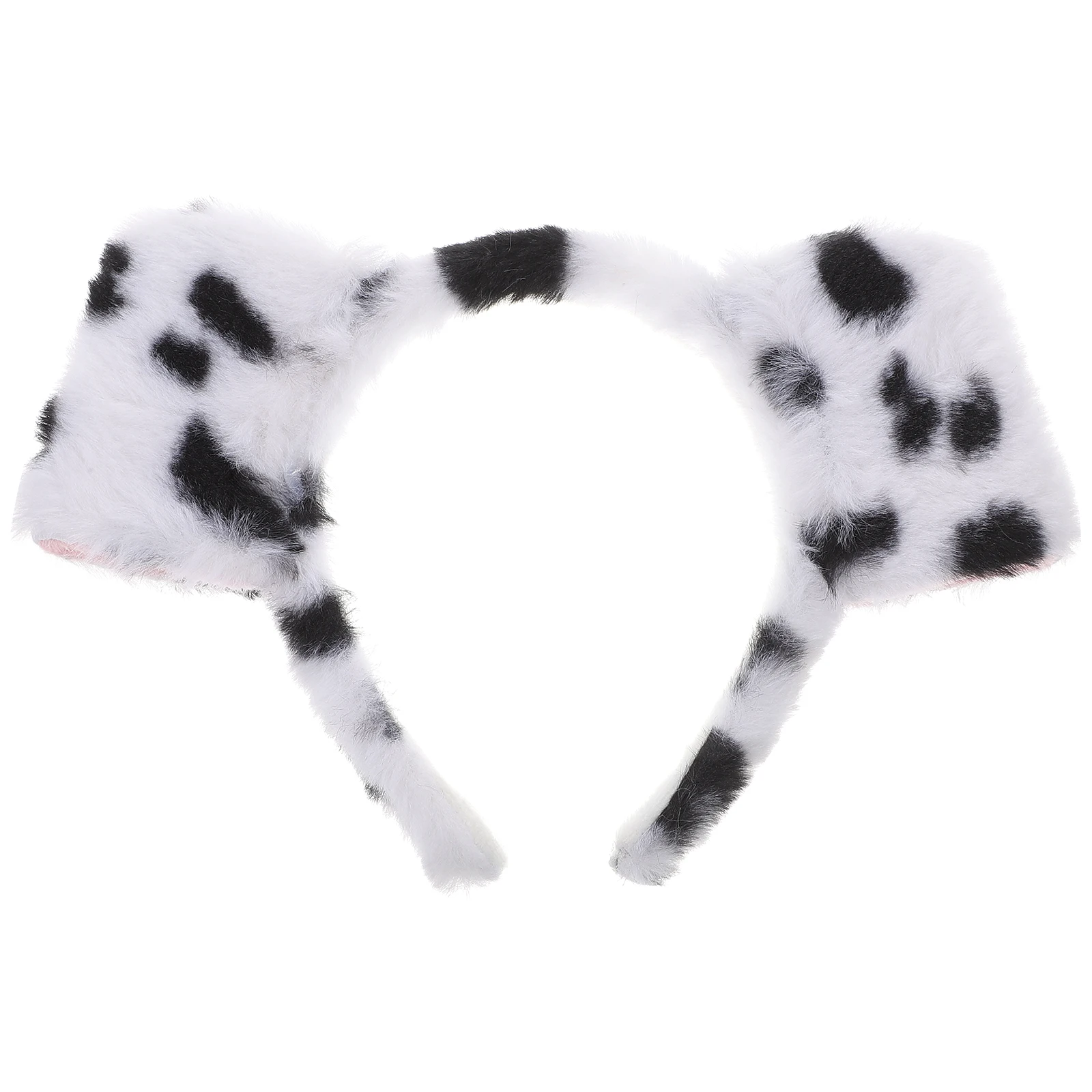 

1pc Dalmatian Dog Ears Headband for Kids Girls Adults Toddler Puppy Animal Ear Hair Hoops Cosplay Props Accessories Spot Pattern