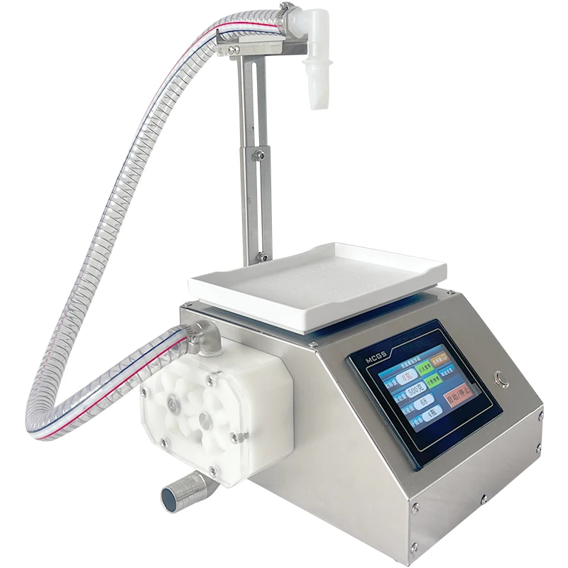 

GH-G66A Honey liquid, anti-drip filling machine PLC touch screen inlet 25x32MM 19x25MM 220/110V 200W stainless steel instrument