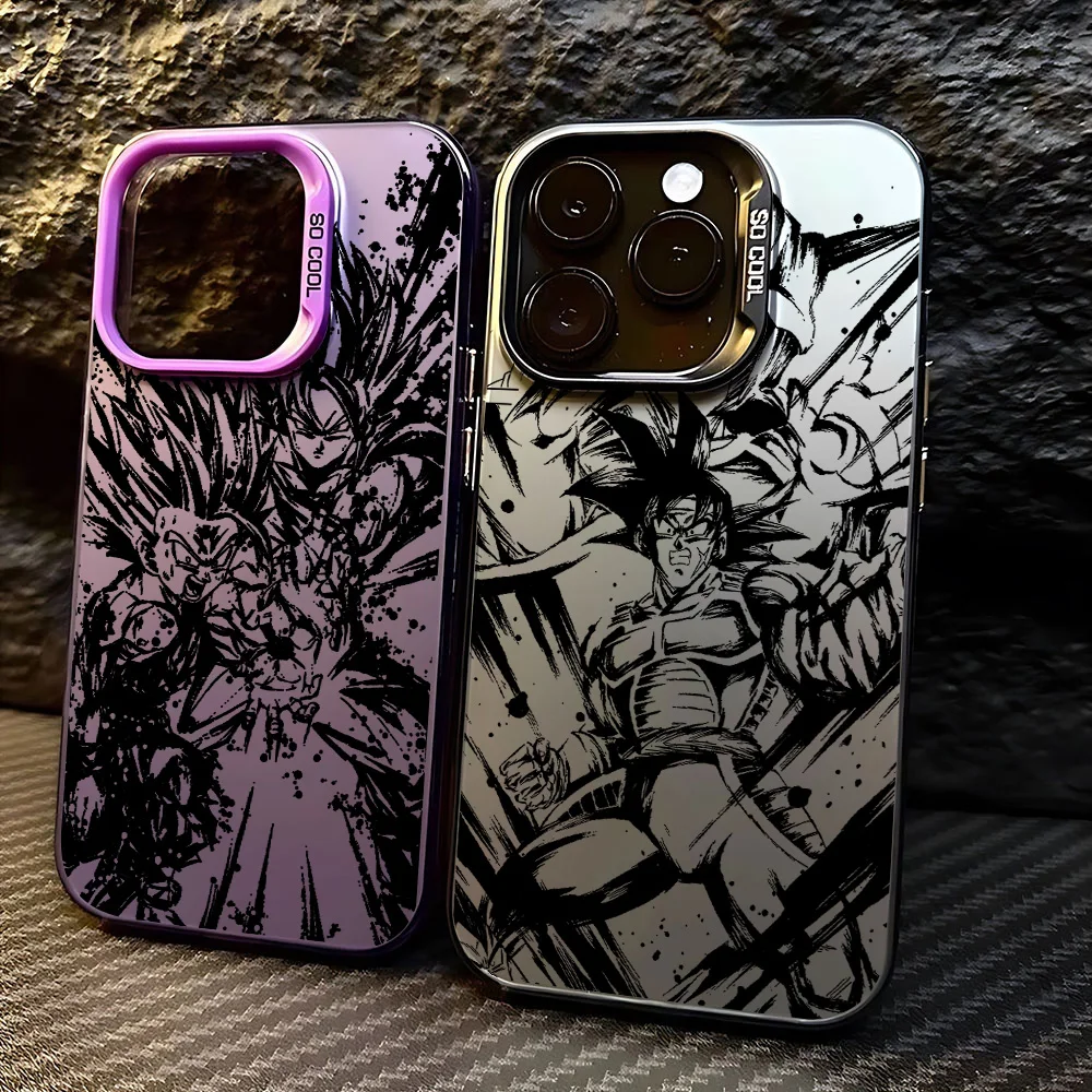 Anime Dragons Balls Goku Phone Case For iPhone 18 17 17e 16e 16 15 14 13 12 11 mini Pro Max Air Plus Anti Fall Matte Cover