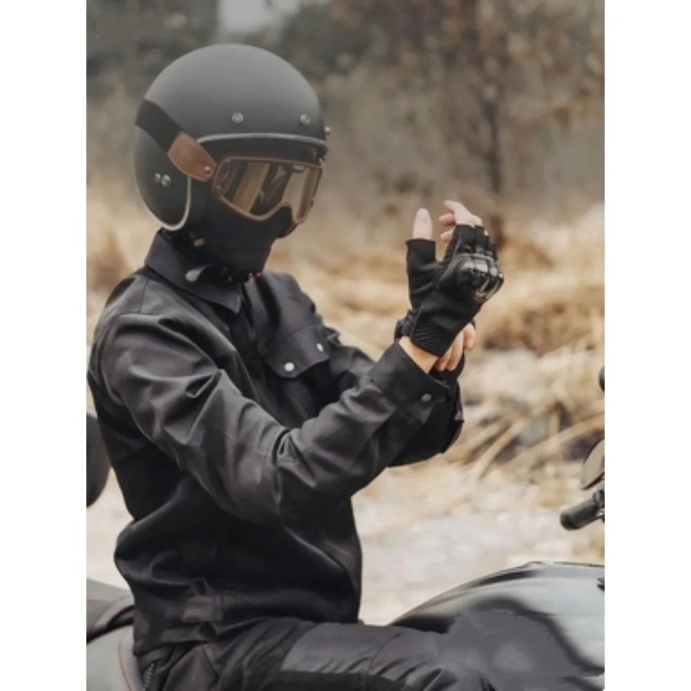 سترة كاجوال لركوب الدراجات النارية مع وسادات واقية: مضادة للصدمات، شبكية قابلة للتنفس #4