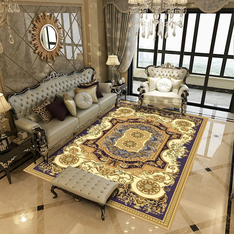 Classical European Living Room Carpet 200×300 Retro Bedroom Carpet Rug Persian Decor Home hotel Hall Floor Mat Non-Slip Area Rug