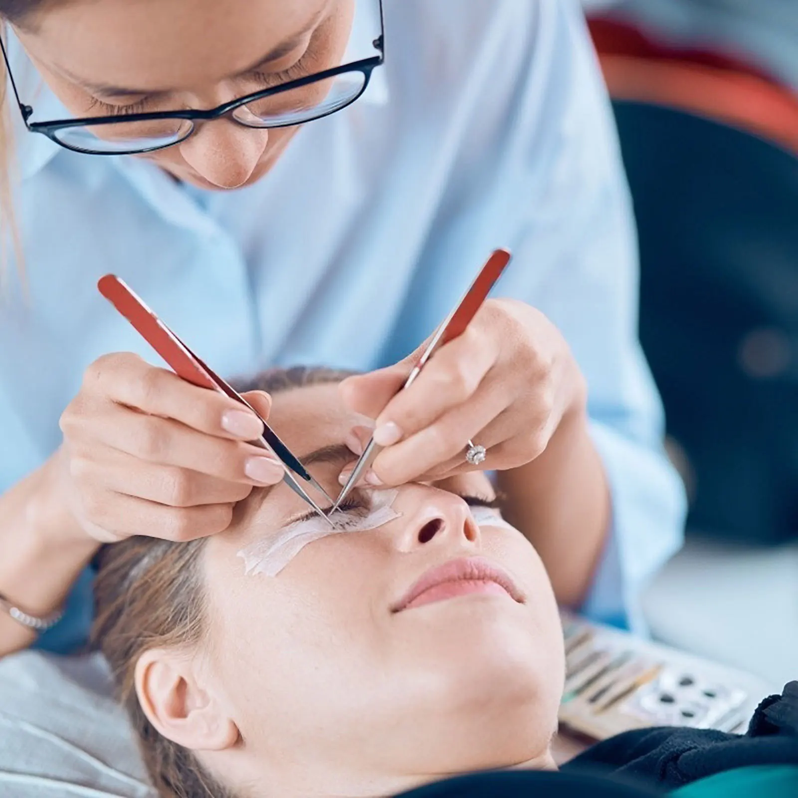 8 rolek taśmy do przedłużania rzęs, włóknina, taśma do rzęs, przyjazna dla skóry, ochrona oczu, materiały do przedłużania rzęs