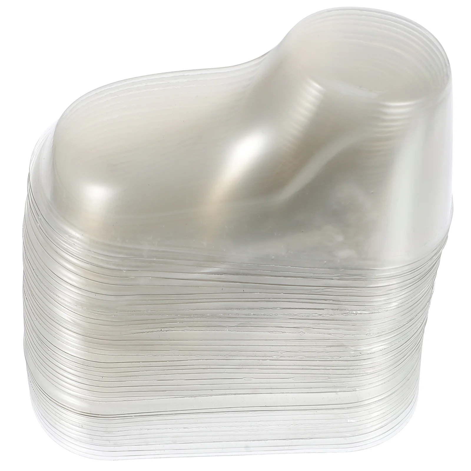 

40 шт., прозрачные обувные деревья, 8 см, детские держатели из ПВХ, подставки для обуви для малышей, носки, полки, пластиковые модели для ног