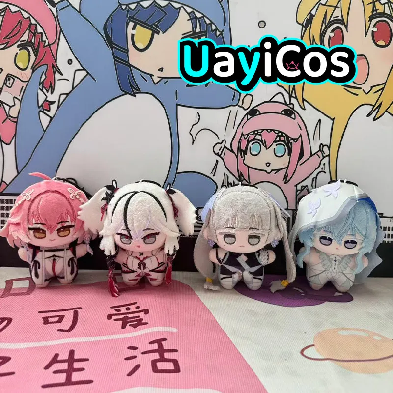 

10 см Wuthering Waves Camellya Jinhsi Changli Shorekeeper, мягкие плюшевые игрушки, плюшевая кукла, одежда, аниме, игра, брелок, сумка, игрушка для детей