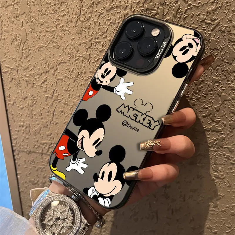 Cartoon Original Mickey Mouse Phone Case for OPPO Reno 6 6Pro 7 7Pro 7Z 8T 1011F 12 Pro Plus 5G Matte Shockproof Back Cover