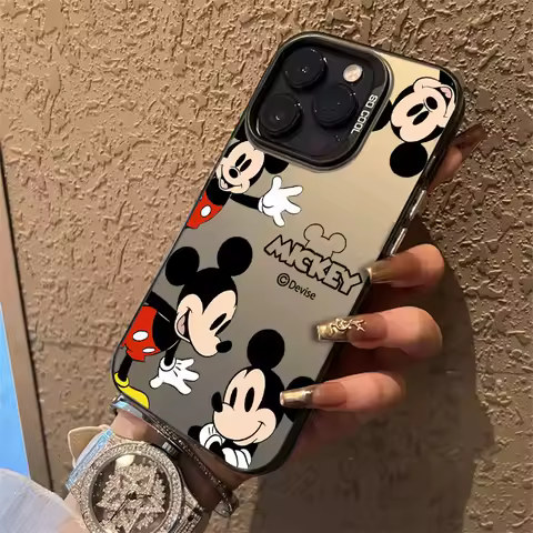Cartoon Original Mickey Mouse Phone Case for Samsung A73 A72 A55 A54 A53 A35 A34 A33 A32 A30 A24 A23 A22 A15 A14 A13 4G 5G Cover