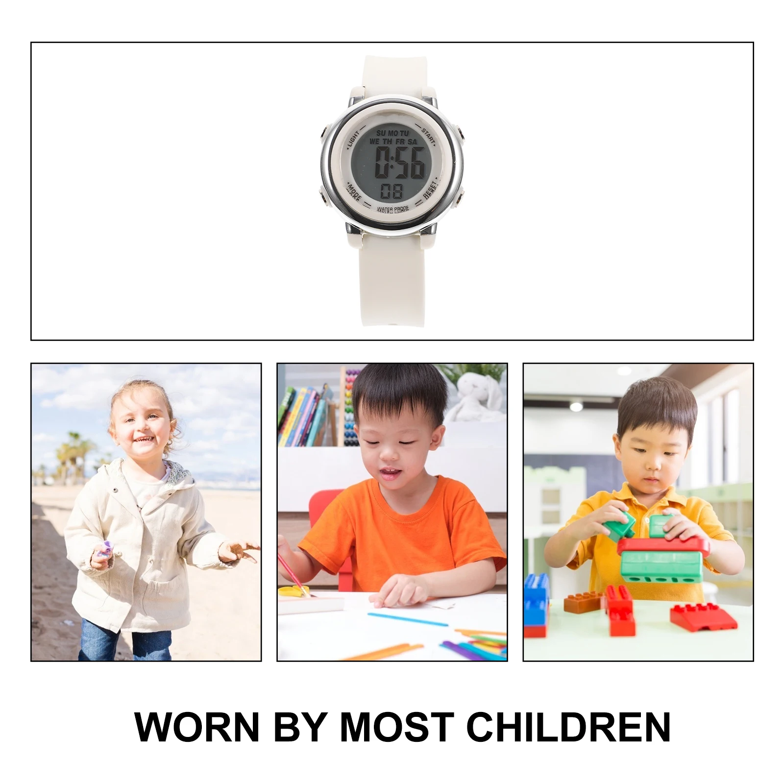 Night Light Watch s Digital for Sports Watches Girls Glass Waterproof Miss Toddler