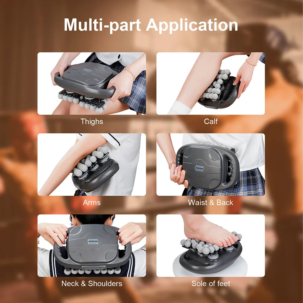 

42-Heads Fascia Gun High-Frequency Vibration Body Massage Gun Back and Waist Neck Shoulder Massager Muscle masajeador