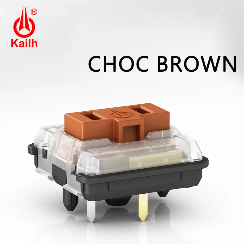 Kailh interruttore a basso profilo 1350 interruttore tastiera cioccolato RGB SMD kailh tastiera meccanica Choc marrone rosso interruttore bianco