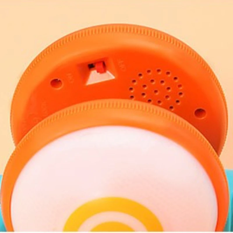 

Light-Music Pull Snail:Rope guidance+sensory incentives,develops grasping skills&cause-effect understanding through pulling play