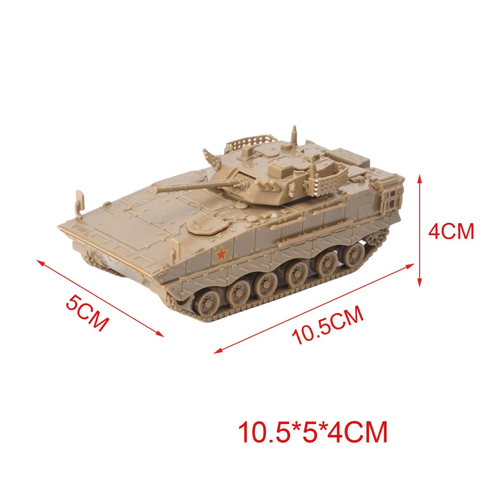 1/72 Armored Tank Model DIY Assemble Vehicles Puzzles Building Model Kits for