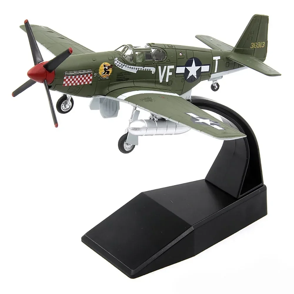 2024 Bestseller! Detailed Diecast AMER US Army P51C Mustang Fighter 436913 #P51, 1/72 Scale Collectible Aircraft Model Perfect