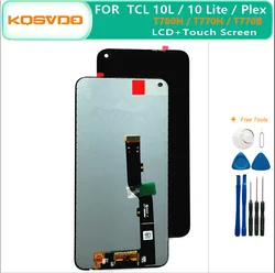 Pantalla LCD 6,53 original T780H T770B T770H, montaje de digitalizador con pantalla táctil, piezas de pie de colocación para TCL Plex 10L T10 Lite