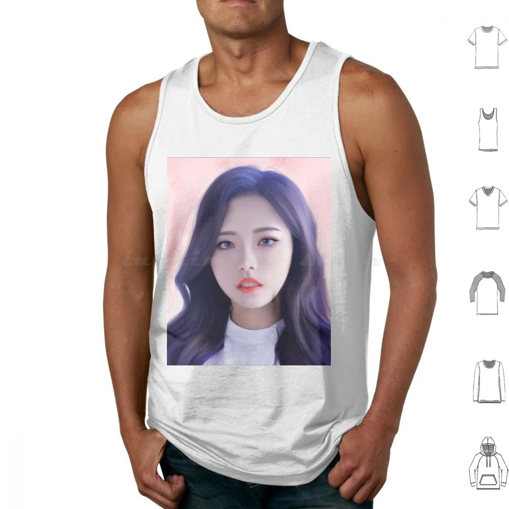 

Olivia Hye Портрет Майки Жилет без рукавов Loona Loonatheworld Olivia Olivia Hye