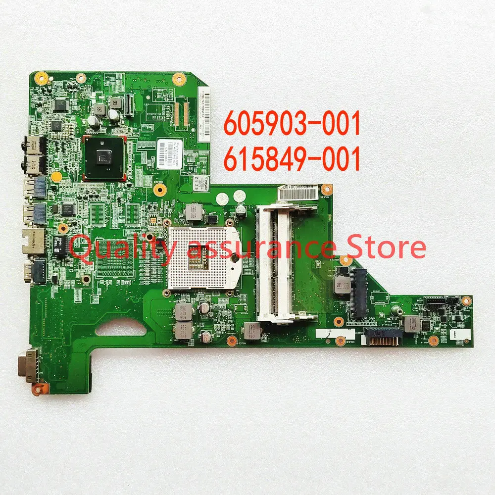 

615849-001 605903-001 MainBoard FOR HP G72T-B00 G72 G62 G72T Notebook G62 Laptop Motherboard 615849-501 HM55 DDR3