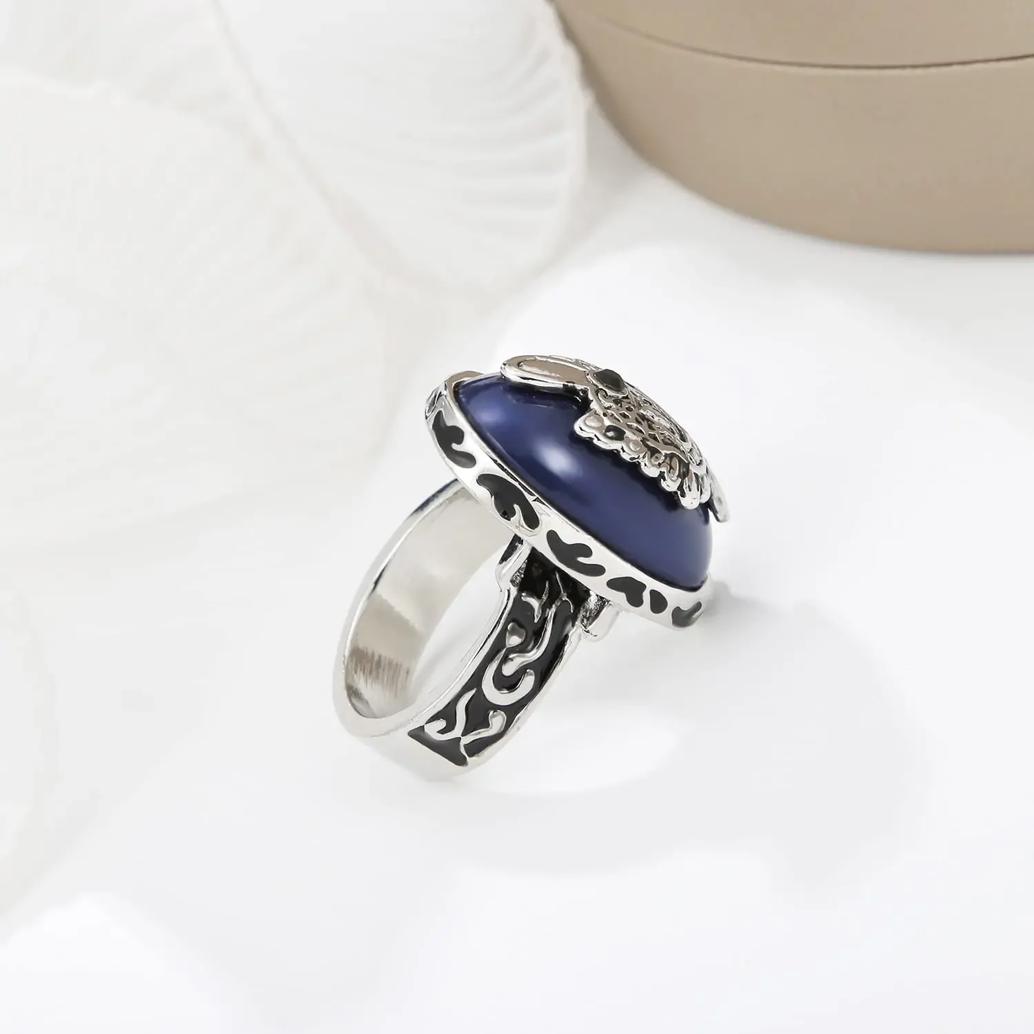 يوميات مصاص الدماء الدائري ملصق مجموعة مجوهرات خمر ديمون ستيفان سلفاتوري الشمس الأسرة يوميات مصاص دماء كريست خواتم