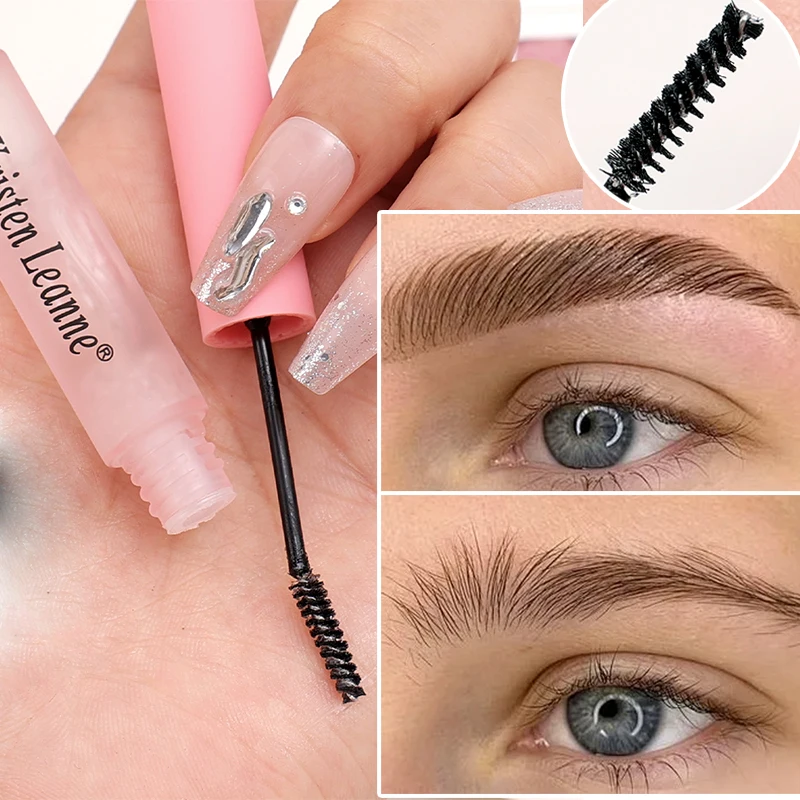 Cera impermeable para cejas, maquillaje de secado rápido, pomada de cejas duradera, ajuste Natural transparente, estéreo, jabón de Gel para cejas salvajes