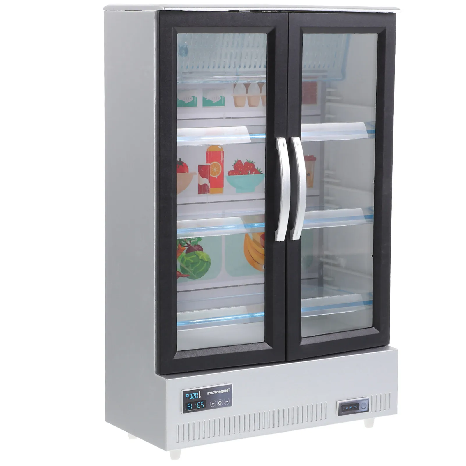 

Mini House Refrigerator Plastic Mini Fridge Decorative Home Scene Furniture Accessories Miniature Fridge for Dollhouse Supplies