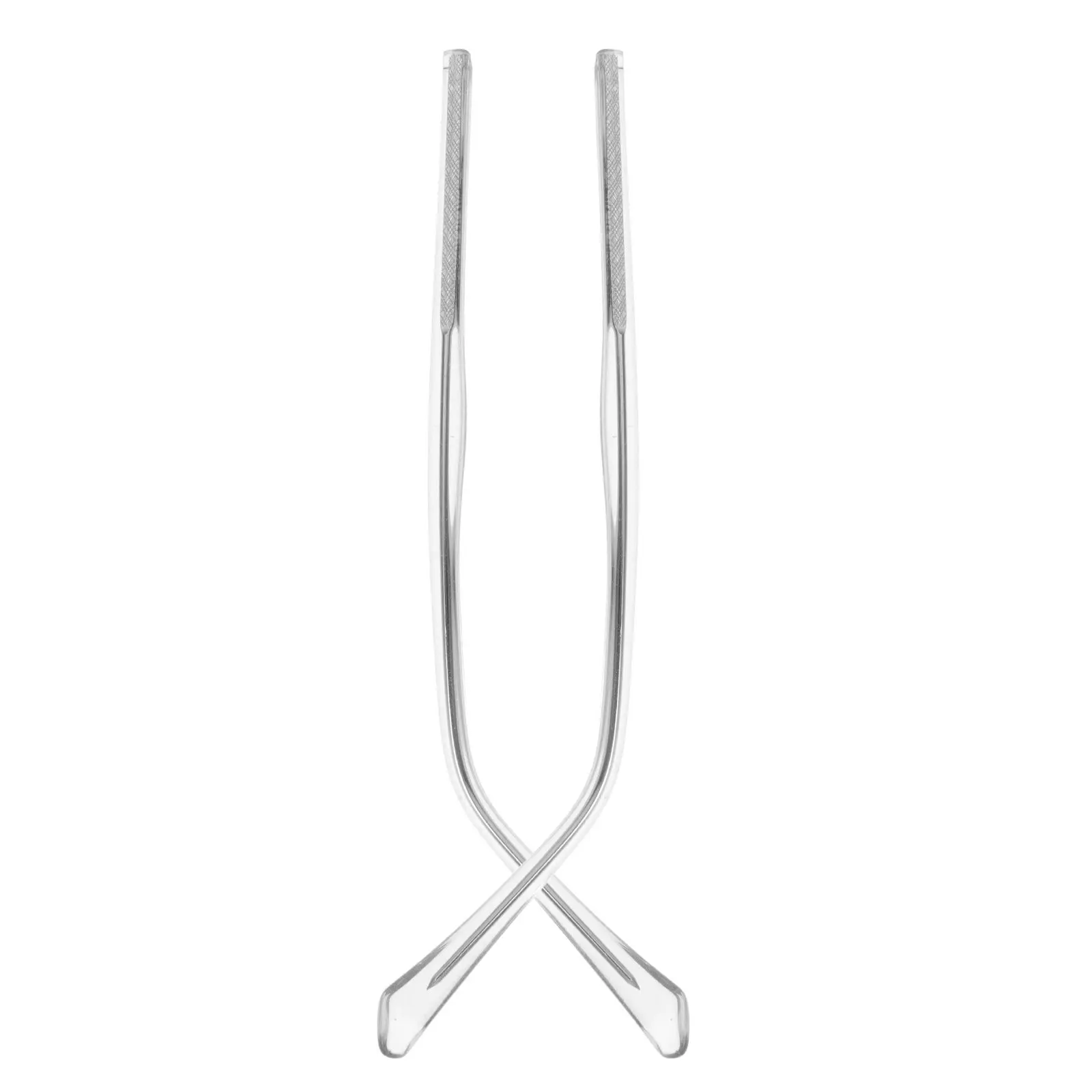 

1Pair Metal Eyeglass Temple Replacement Transparent Crystal Legs Sleek Contemporary Look Strong Anti-Warping Universal Glasses