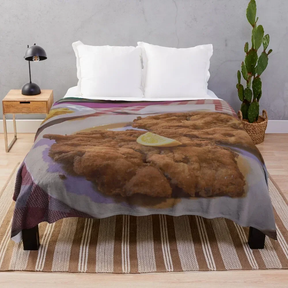 Wiener Schnitzel Vom Schwein Throw Blanket Luxury Throw Cute Blankets