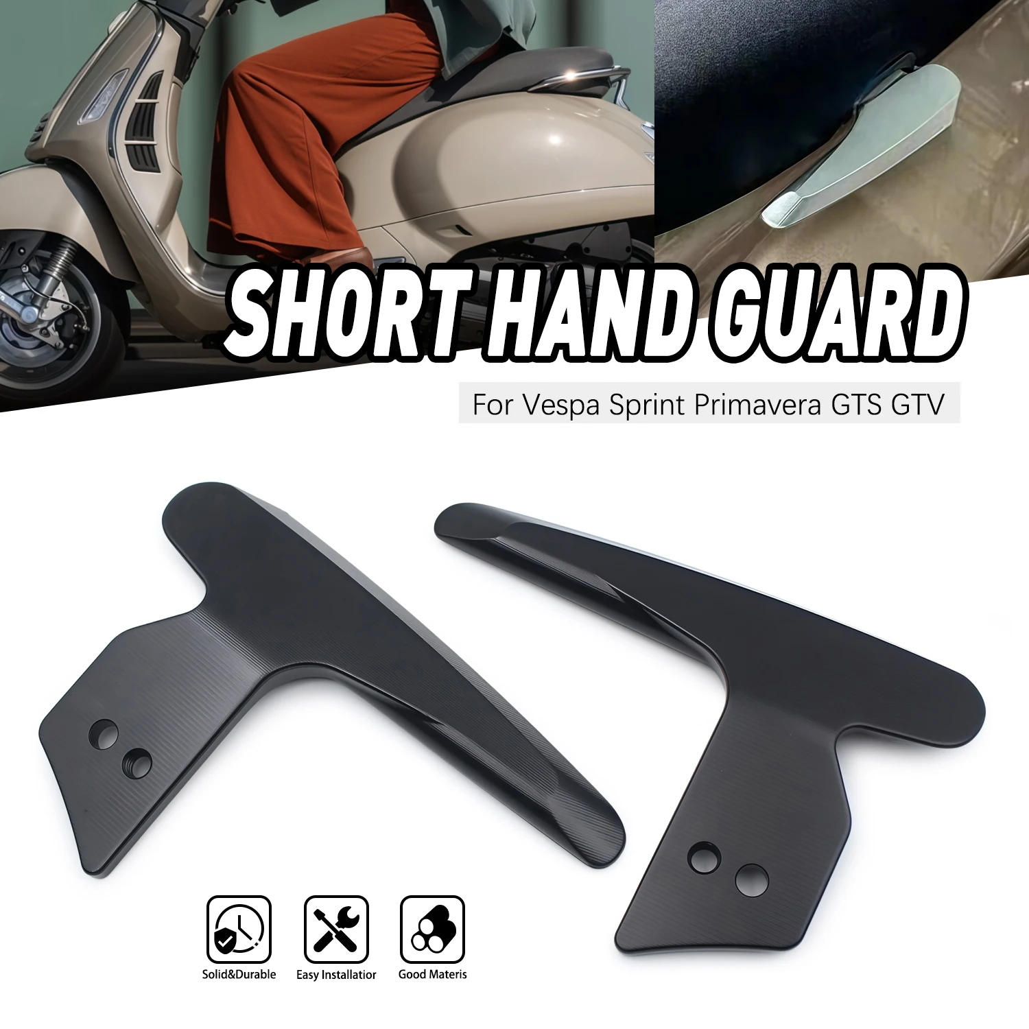 

Rear armrest Universal Rear Passenger Handle Thickened Grab Bar Rail Armrest For VESPA SPRINT PRIMAVERA GTS GTV Accesorios Moto