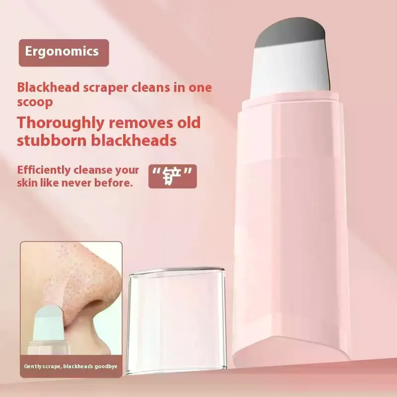 Dissolvant de points noirs, épurateur de peau, spatule, bouton, acné, aiguille, outil, nettoyeur de pores du visage, ensemble de soins de la peau, 2 pièces