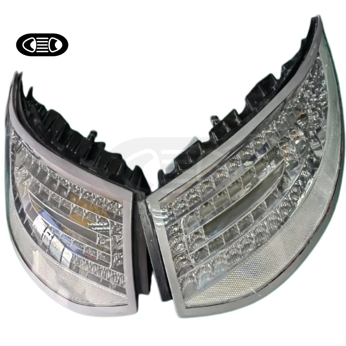 Transparent Taillights Handmade for 997.2 LED Black Tail Light Clear Modified Taillights