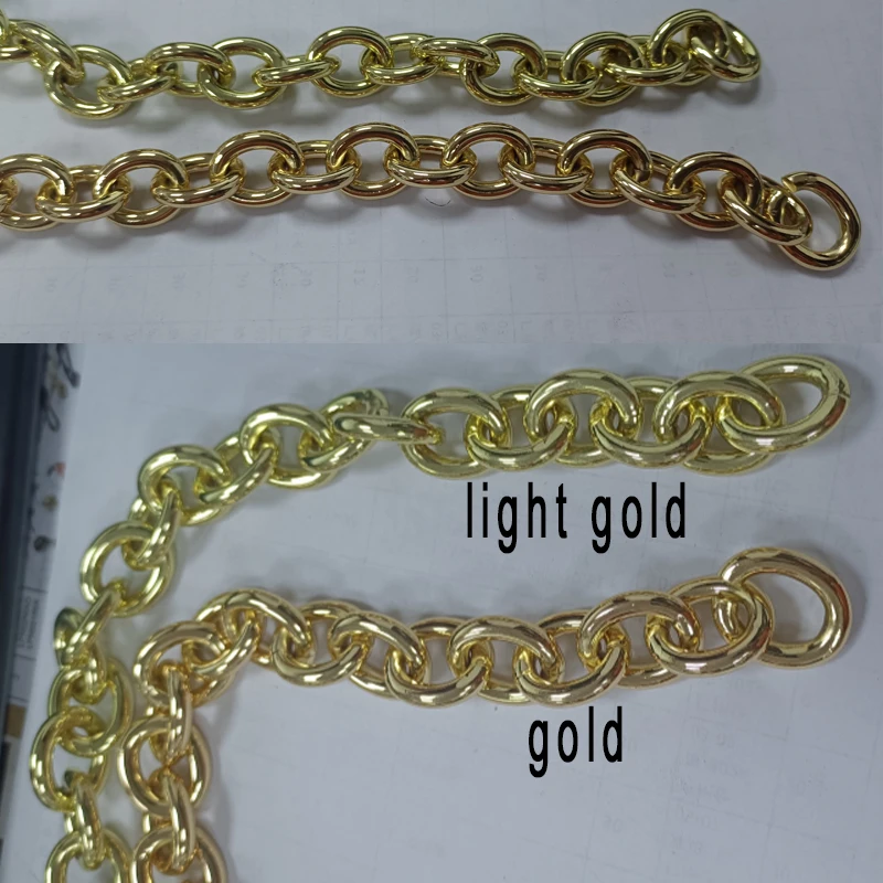 1-5 meters 22mm 24mm 27mm thick aluminum chain Light weight bags strap bag parts handles easy matching Accessory Handbag Straps