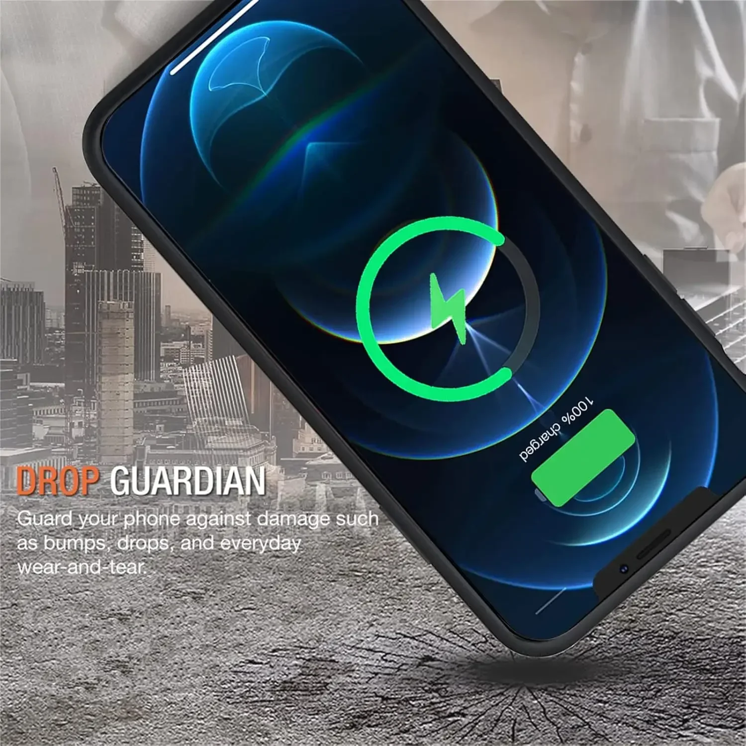Soft Silicone 10000mAh Wireless Charging Case for IPhone 11 X XS 12 13 Pro Max Rechargeable Battery Charger Case for IPhone 11