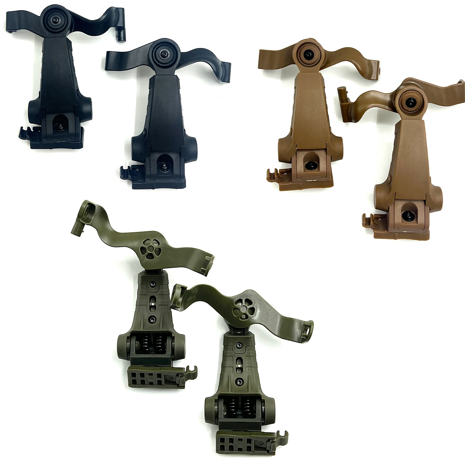 M16A Tactical Headset Accessories Bracket Kit Multi-angle Rotation Helmet Rail Adapter for M32/M31/M32H/M31H Headset