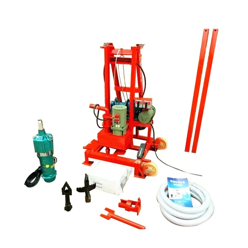 

Portable Best Price Water Borehole Drilling Machines Hydraulic System Deep Water Well Drilling Rigs