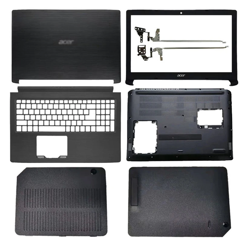 

ForAcer Aspire 5 A515-51 A515-51G A615 A315-53 LCD Rear Cover Front Baffle / Palm Rest / Chassis /Hinge/Black stripes