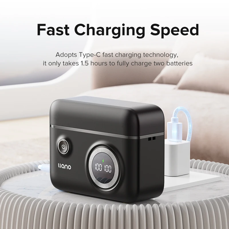 Llano CS005 FUJIFILM NP-W126 Camera Fast Charging Box is Suitable for XT30/XS10/XT20/XE4/XT3/X100V Battery Storage
