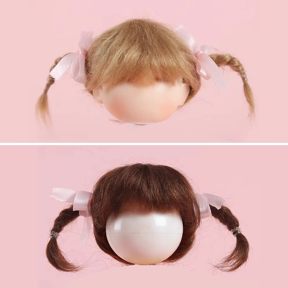 

New 1/8 BJD wig SD DD doll wigs soft Mohair Cute braid hair Bangs Long hair Doll special wig Doll accessories multi-color