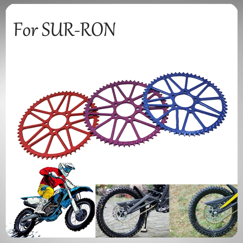 

Мотоциклетная звездочка из алюминиевого сплава 58T для Surron Light Bee S X, Segway X160 X260, цепная звездочка на 58 зубьев