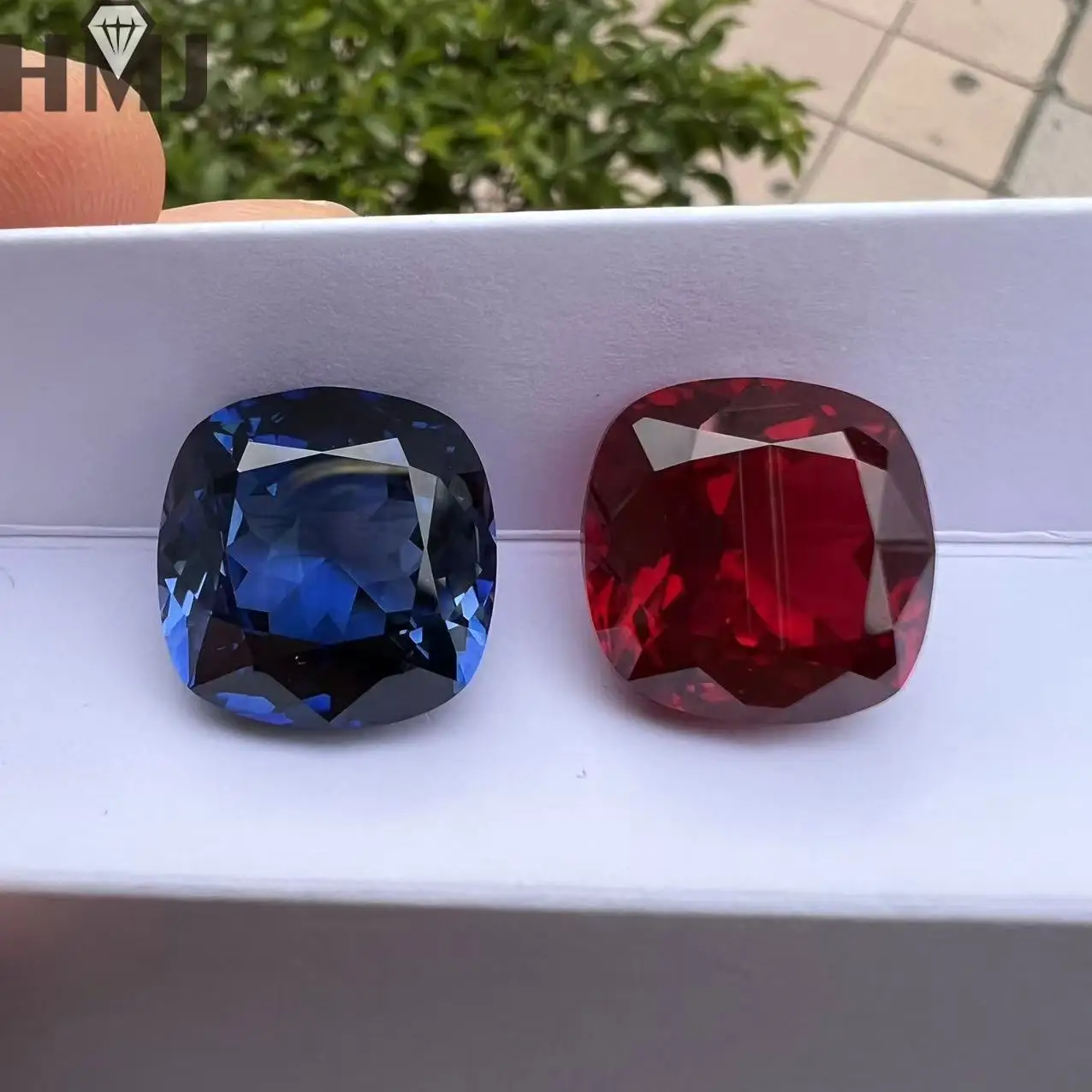 

Lab Grown Ruby Pigeon Blood Red Color Cushion Shape Charm Beads for Diy Jewelry Making Rings Material Selectable AGL Certificate