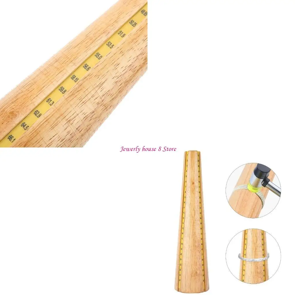 

Bracelet Mandrel Wooden Bracelet with Measure Bracelet Sizer Tool