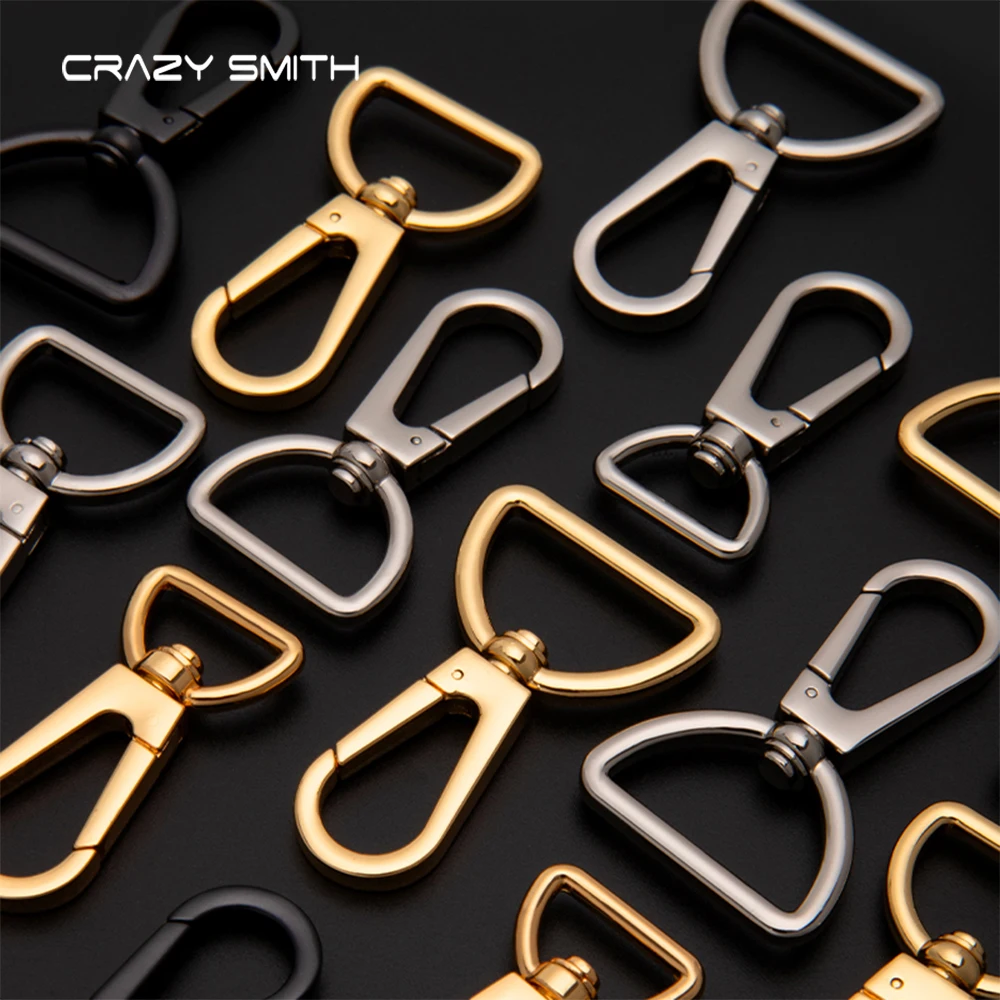 Wuta 1 pcs Metall tasche Riemen Feder clip Schnallen Karabiner Karabiner Karabiner haken DIY Schlüssel bund Handtaschen Hardware Tasche Zubehör