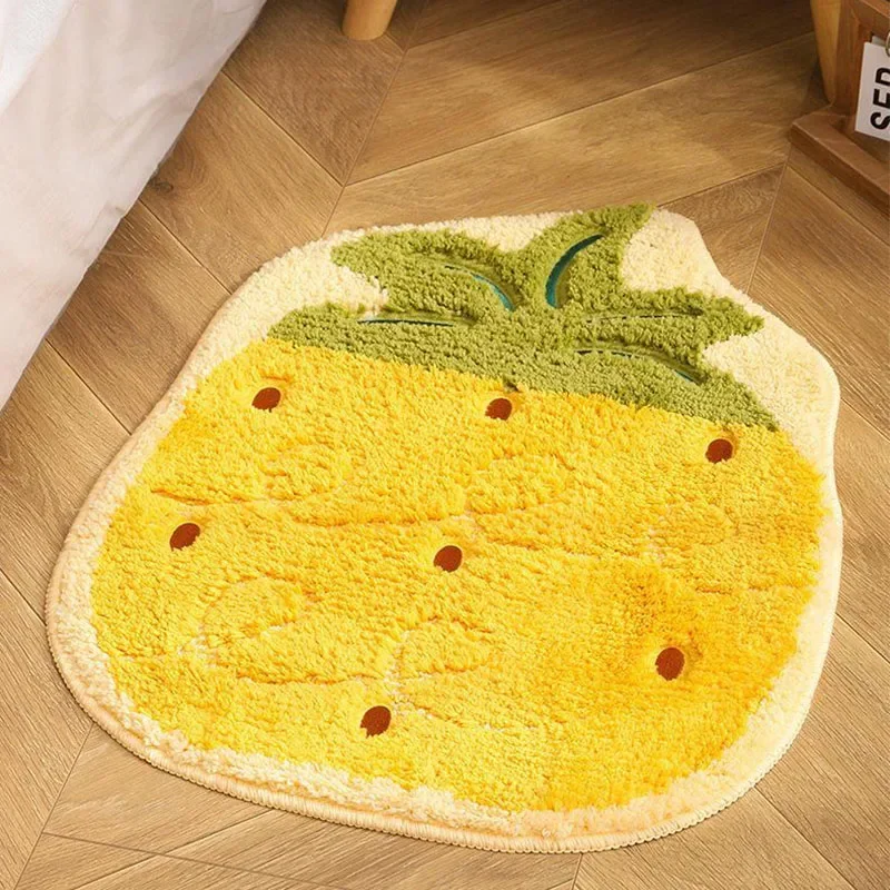 

Fruit Bathroom Mat Anti Slip Absorbent Shower Floor Carpet Fruit Shaped Washable Bathroom Bathtub Rug For Home Bathroom Decor